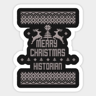 Merry Christmas HISTORIAN Sticker